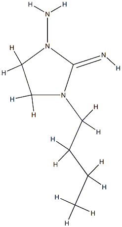 1-Imidazolidinamine,3-butyl-2-imino-(9CI) CAS#: 763069-66-5
