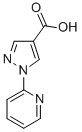 1-PYRIDIN-2-YL-1H-PYRAZOLE-4-CARBOXYLIC ACID CAS#: 77556-50-4