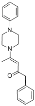 1-Phenyl-3-(4-phenyl-1-piperazinyl)-2-buten-1-one CAS#: 76691-02-6