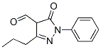 1-Phenyl-3-propyl-5-oxo-2-pyrazoline-4-carbaldehyde CAS#: 74037-29-9