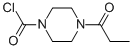 1-Piperazinecarbonyl chloride, 4-(1-oxopropyl)- (9CI) CAS#: 76535-76-7