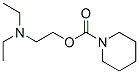 1-Piperidinecarboxylic acid 2-(diethylamino)ethyl ester CAS#: 73790-59-7