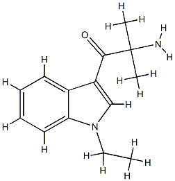 1-Propanone,2-amino-1-(1-ethyl-1H-indol-3-yl)-2-methyl-(9CI) CAS#: 761338-34-5