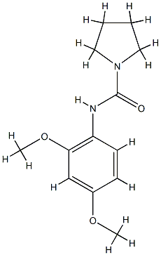 1-Pyrrolidinecarboxamide,N-(2,4-dimethoxyphenyl)-(9CI) CAS#: 701952-06-9