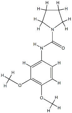 1-Pyrrolidinecarboxamide,N-(3,4-dimethoxyphenyl)-(9CI) CAS#: 706776-22-9