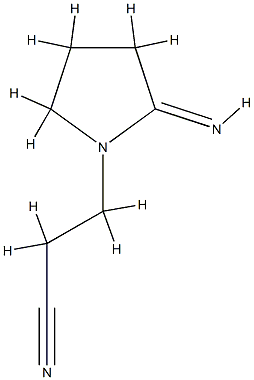 1-Pyrrolidinepropanenitrile,2-imino-(9CI) CAS#: 740770-61-0