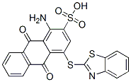 1-amino-4-(2-benzothiazol-ylthio)-9,10-dihydro-9,10-dioxoanthracene-2-sulphonic acid CAS#: 79817-55-3