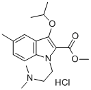 1-(beta-Dimethylaminoaethyl)-2-methoxycarbonyl-3-isopropyloxy-5-methyl -indol-hydrochlorid CAS#: 77941-19-6
