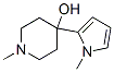 1-methyl-4-(1-methylpyrrol-2-yl)-4-piperidinol CAS#: 78495-93-9