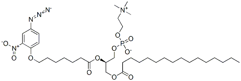 1-palmitoyl-2-(7-(4-azido-2-nitrophenoxy)heptanoyl)-sn-glycero-3-phosphocholine CAS#: 74970-86-8