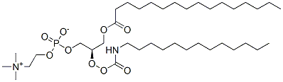 1-palmitoyl-2-tridecanylcarbamyloxy-sn-glycero-3-phosphocholine CAS#: 77165-61-8