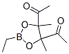 1,1'-(2-Ethyl-4,5-dimethyl-1,3,2-dioxaborolane-4,5-diyl)bisethanone CAS#: 74646-18-7