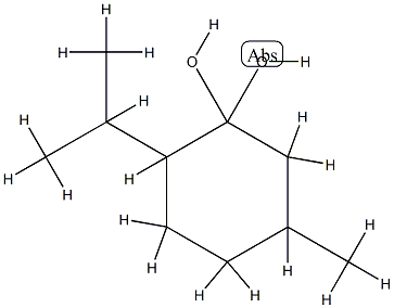 1,1-Cyclohexanediol,5-methyl-2-(1-methylethyl)-(9CI) CAS#: 708231-66-7