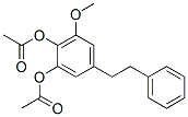 1,2-Di(acetyloxy)-3-methoxy-5-(2-phenylethyl)benzene CAS#: 78090-15-0