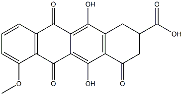 1,2,3,4,6,11-Hexahydro-5,12-dihydroxy-7-Methoxy-4,6,11-trioxo-2-naphthacenecarboxylic Acid CAS#: 75694-21-2