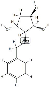 1,2,4-Cyclopentanetriol, 3-(phenylmethoxy)-, (1R,2S,3R,4R)-rel- (9CI) CAS#: 753008-40-1
