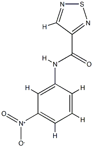 1,2,5-Thiadiazole-3-carboxamide,N-(3-nitrophenyl)-(9CI) CAS#: 700851-11-2
