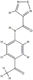 1,2,5-Thiadiazole-3-carboxamide,N-(4-acetylphenyl)-(9CI) CAS#: 700860-69-1