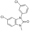 1,3-Dihydro-5-chloro-3-(3-chlorophenyl)-1-methyl-2H-benzimidazol-2-one CAS#: 79759-81-2