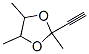 1,3-Dioxolane, 2-ethynyl-2,4,5-trimethyl- (9CI) CAS#: 79449-66-4