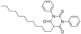 1,3-Diphenyl-5-dodecyl-2,3-dihydro-2-thioxo-4,6(1H,5H)-pyrimidinedione CAS#: 73481-01-3