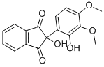 1,3-Indandione, 2-(3,4-dimethoxy-2-hydroxyphenyl)-2-hydroxy- CAS#: 75840-17-4