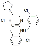 1,3-bis(2-chloro-6-methyl-phenyl)-1-(2-pyrrolidin-1-ylethyl)urea hydro chloride CAS#: 78371-85-4