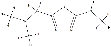 1,3,4-Oxadiazole-2-methanamine,N,N-dimethyl-5-(methylamino)-(9CI) CAS#: 732183-16-3