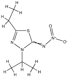 1,3,4-Thiadiazol-2(3H)-imine,5-ethyl-3-(1-methylethyl)-N-nitro-(9CI) CAS#: 741663-68-3
