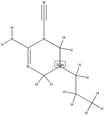 1,3,5-Triazin-2-amine,1-cyano-1,4,5,6-tetrahydro-5-propyl-(9CI) CAS#: 727421-04-7