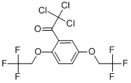 1,4-BIS(2,2,2-TRIFLUOROETHOXY)-2-(TRICHLOROACETYL)BENZENE CAS#: 76784-42-4