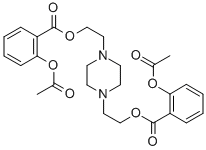 1,4-Bis(2-(acetylsalicyloyloxy)ethyl)piperazine CAS#: 79874-85-4