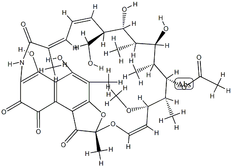 1,4-Dideoxy-1,4-dihydro-3,31-dihydroxy-1,4-dioxorifamycin CAS#: 75922-15-5