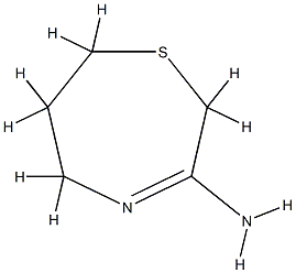 1,4-Thiazepin-3-amine,2,5,6,7-tetrahydro-(9CI) CAS#: 747388-65-4