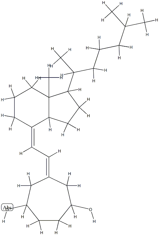 1,4-dihydroxy-3-deoxy-A-homo-19-nor-9,10-secocholesta-4,7-diene CAS#: 75946-87-1