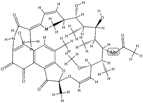 1,4,8-Trideoxy-1,4-dihydro-3-hydroxy-1,4-dioxorifamycin CAS#: 75352-23-7