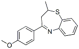 1,5-Benzothiazepine, 2-methyl-4-(4-methoxyphenyl)-2,3-dihydro- CAS#: 74148-63-3