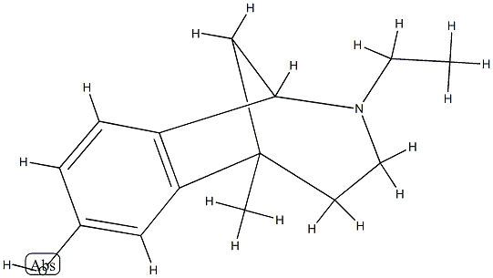 1,5-Methano-1H-2-benzazepin-7-ol,2-ethyl-2,3,4,5-tetrahydro-5-methyl-(9CI) CAS#: 714907-81-0