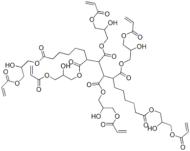 1,6,7,8,9,14-Tetradecanehexacarboxylic acid hexakis(3-acryloyloxy-2-hydroxypropyl) ester CAS#: 78354-12-8