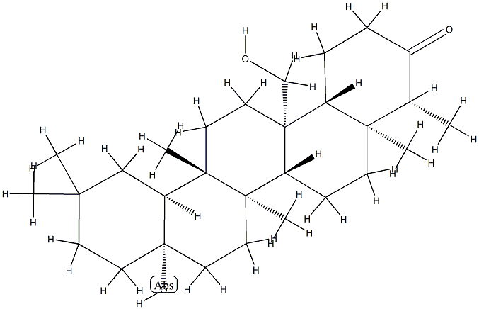 17,25-Dihydroxy-28-nor-D:A-friedooleanan-3-one CAS#: 76236-24-3