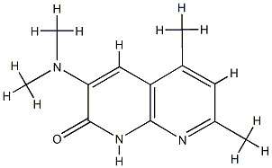 1,8-Naphthyridin-2(1H)-one,3-(dimethylamino)-5,7-dimethyl-(9CI) CAS#: 791723-11-0