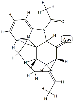 (19E)-1-Acetyl-19,20-didehydro-17-norcuran-16-one CAS#: 76177-20-3