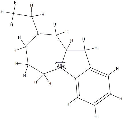 1H-[1,4]Diazepino[1,2-a]indole,2-ethyl-2,3,4,5,11,11a-hexahydro-(9CI) CAS#: 766452-21-5
