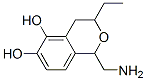 1H-2-Benzopyran-5,6-diol, 1-(aminomethyl)-3-ethyl-3,4-dihydro- (9CI) CAS#: 769889-24-9