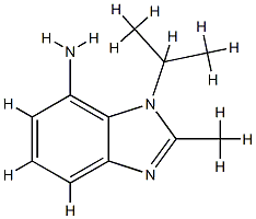 1H-Benzimidazol-7-amine,2-methyl-1-(1-methylethyl)-(9CI) CAS#: 76320-93-9