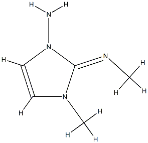 1H-Imidazol-1-amine,2,3-dihydro-3-methyl-2-(methylimino)-(9CI) CAS#: 719994-21-5