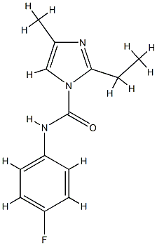 1H-Imidazole-1-carboxamide,2-ethyl-N-(4-fluorophenyl)-4-methyl-(9CI) CAS#: 701920-20-9