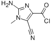 1H-Imidazole-4-carbonyl chloride, 2-amino-5-cyano-1-methyl- (9CI) CAS#: 741225-68-3