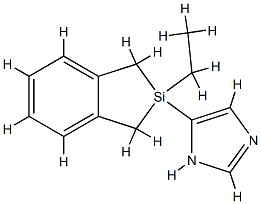 1H-Imidazole,4-(2-ethyl-2,3-dihydro-1H-2-silainden-2-yl)-(9CI) CAS#: 748749-07-7