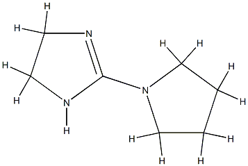 1H-Imidazole,4,5-dihydro-2-(1-pyrrolidinyl)-(9CI) CAS#: 738531-71-0